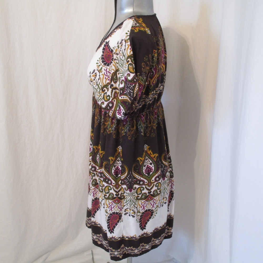 Xhilaration Paisley Dolman Sleeve L - Picture 2 of 5